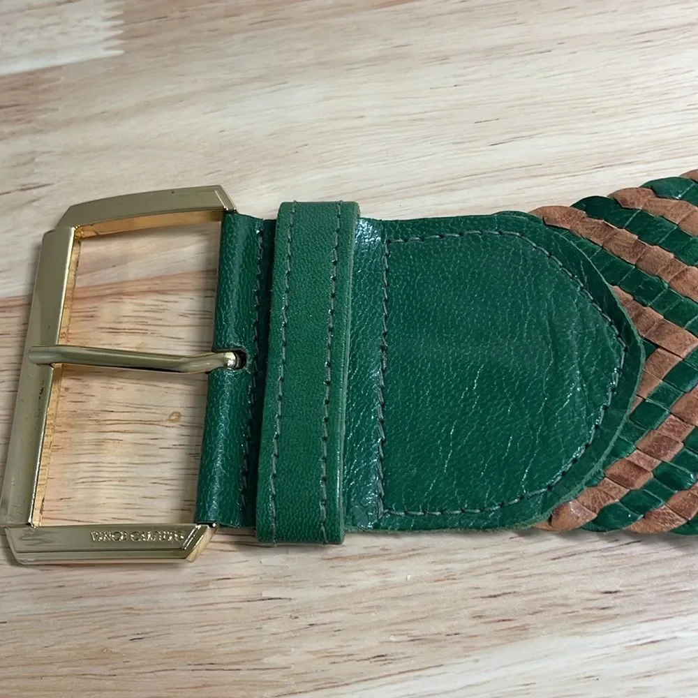 Vince Camuto Vintage  Wide Genuine Leather  XS Belt.
